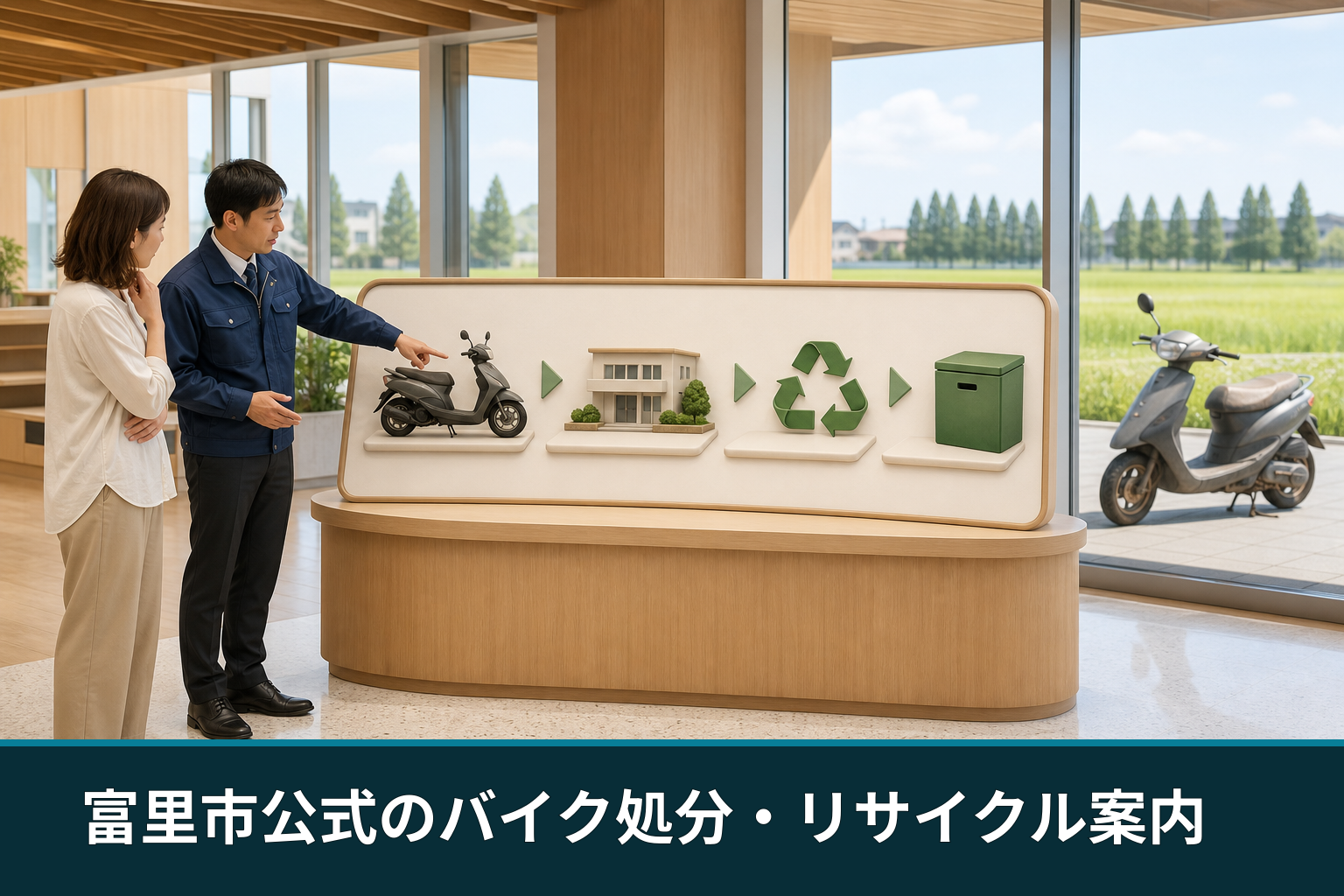 富里市公式のバイク処分・リサイクル案内