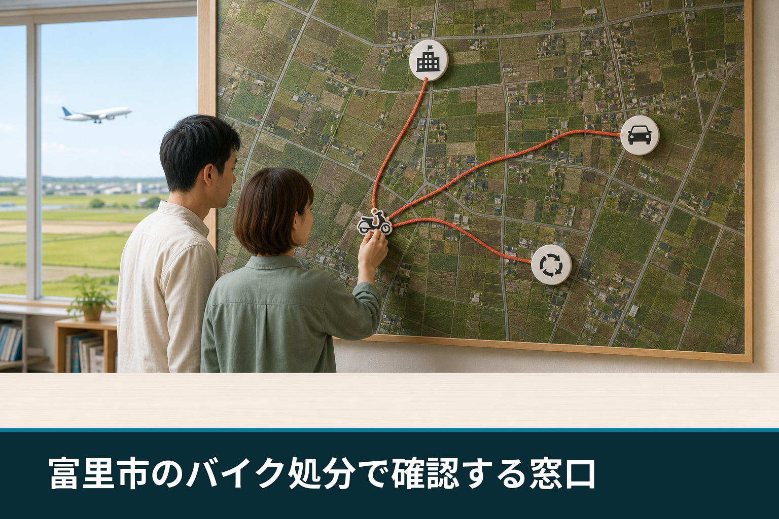 富里市のバイク処分で確認する窓口
