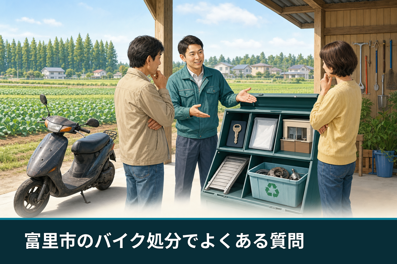 富里市のバイク処分でよくある質問