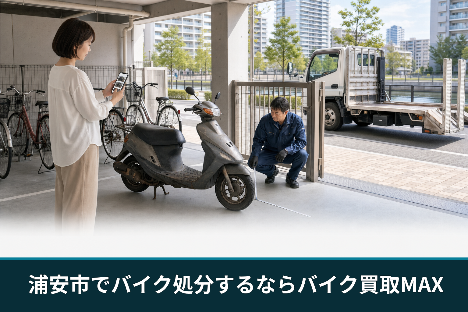 浦安市でバイク処分するならバイク買取MAX
