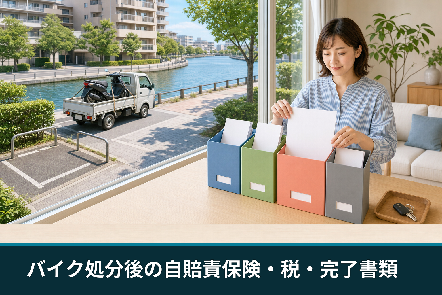 バイク処分後の自賠責保険・税・完了書類