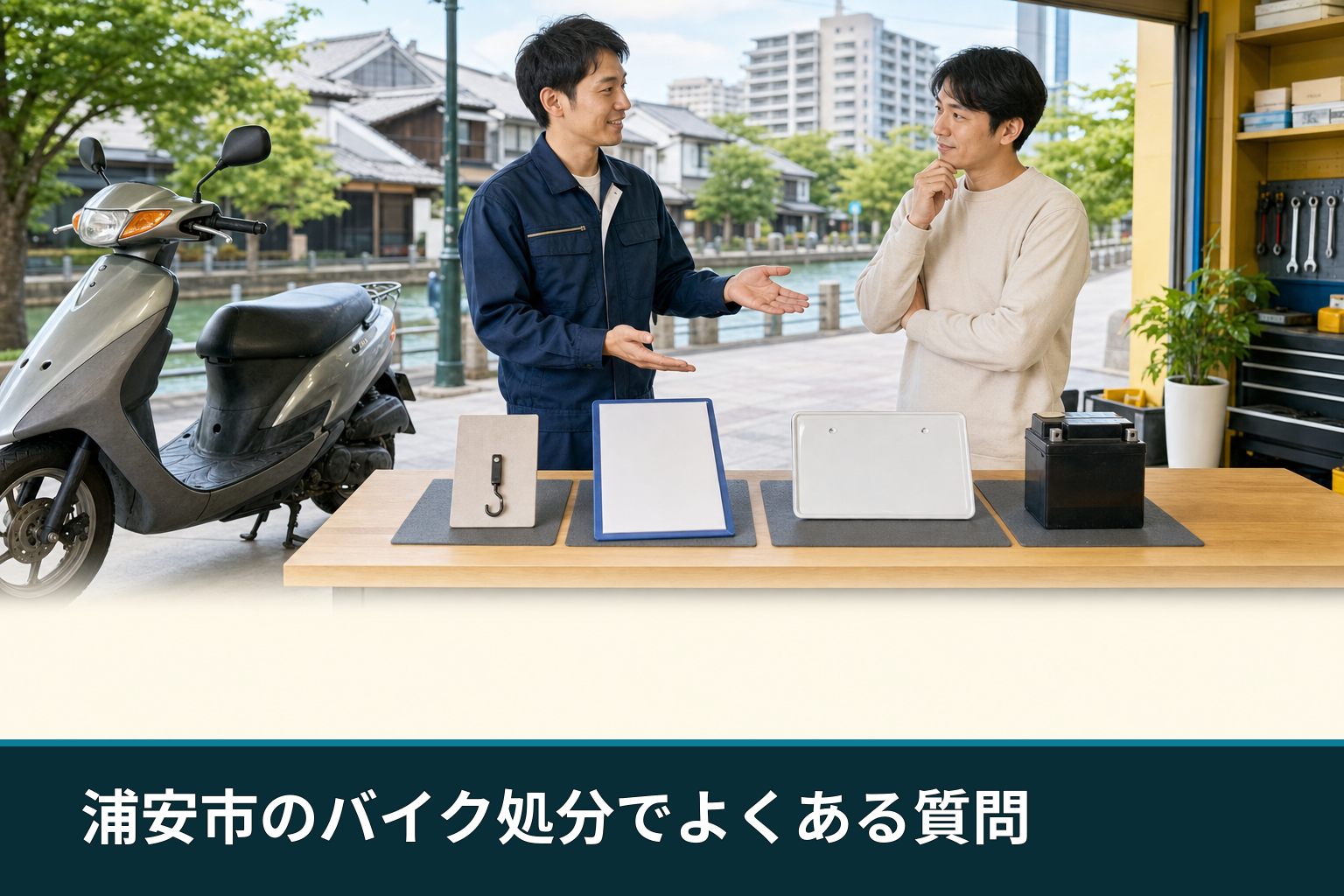 浦安市のバイク処分でよくある質問