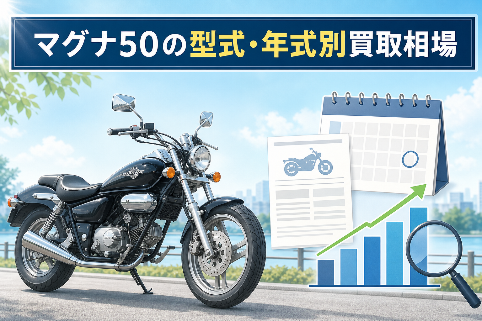 マグナ50の型式・年式別買取相場