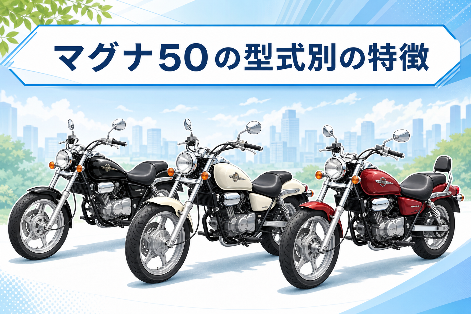 マグナ50の型式別の特徴