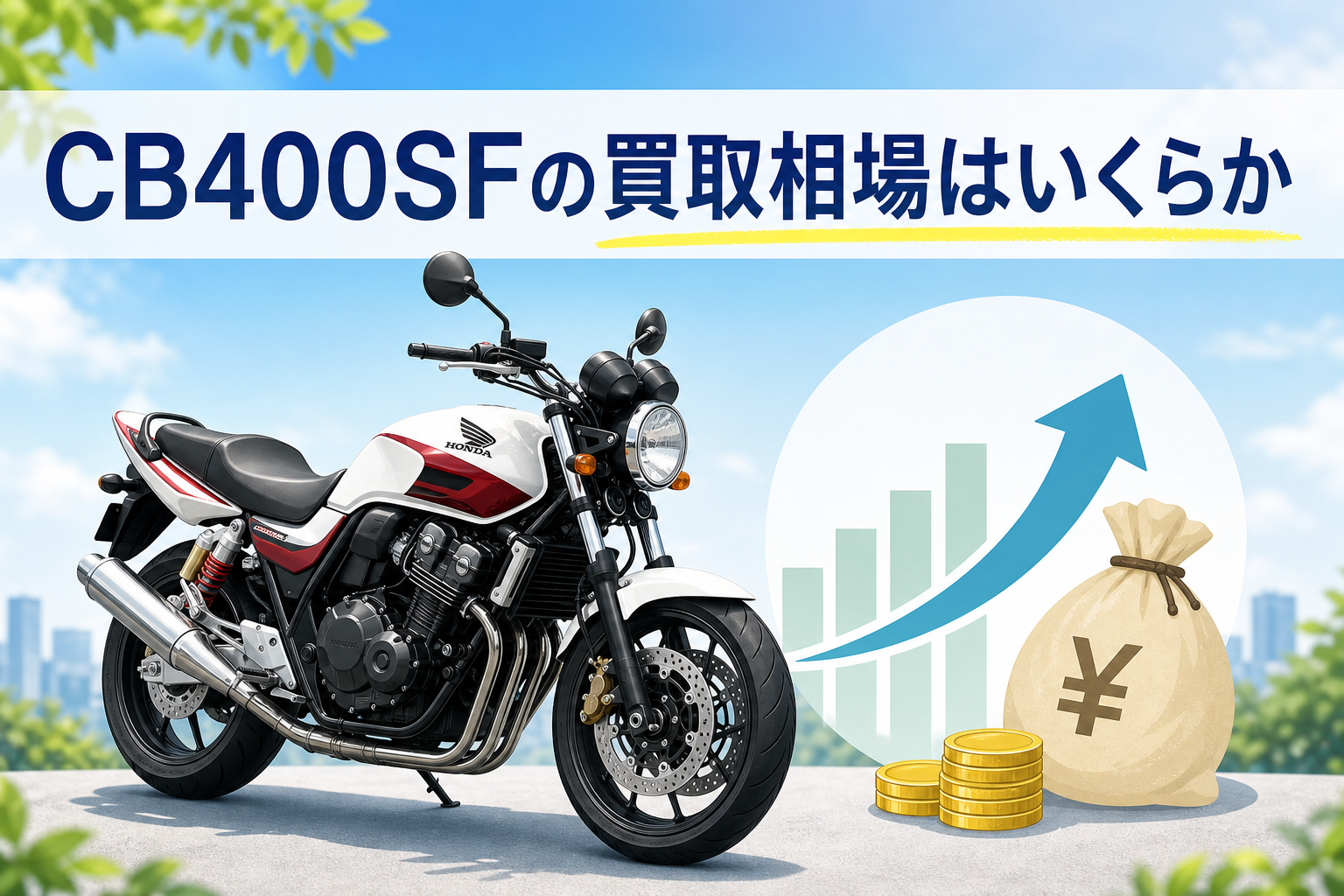 CB400SFの買取相場はいくらか