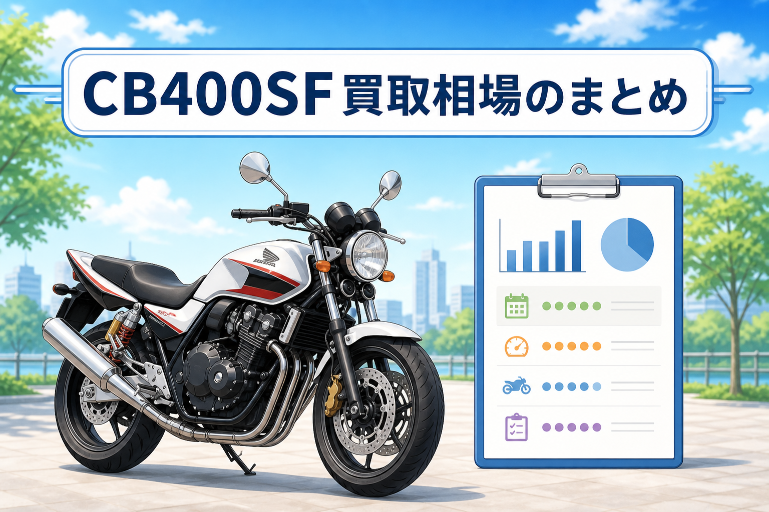 CB400SF買取相場のまとめ