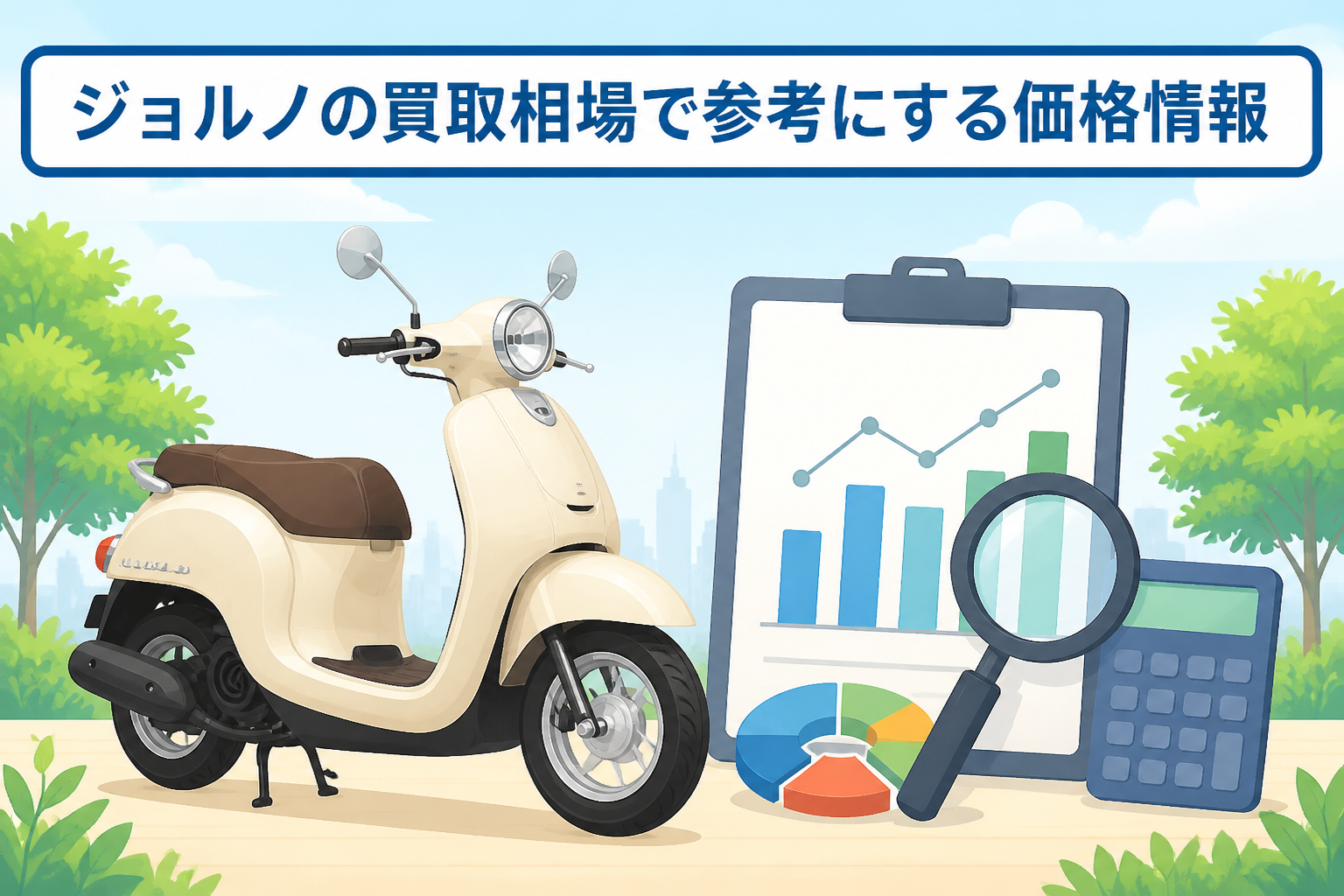 ジョルノの買取相場で参考にする価格情報