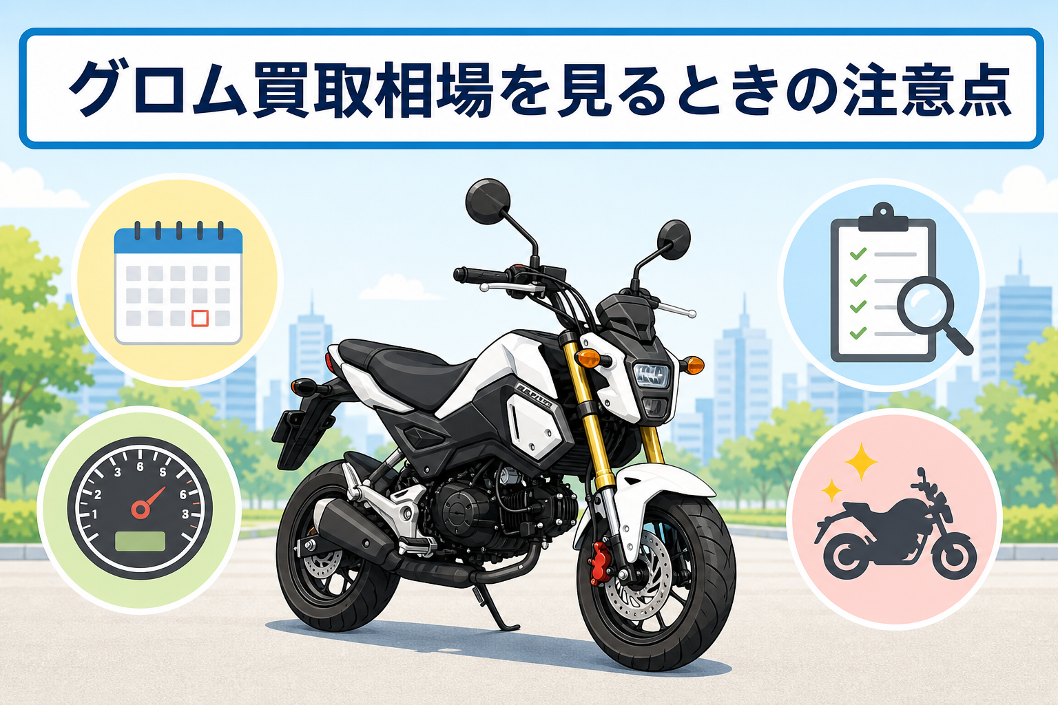 グロム買取相場を見るときの注意点
