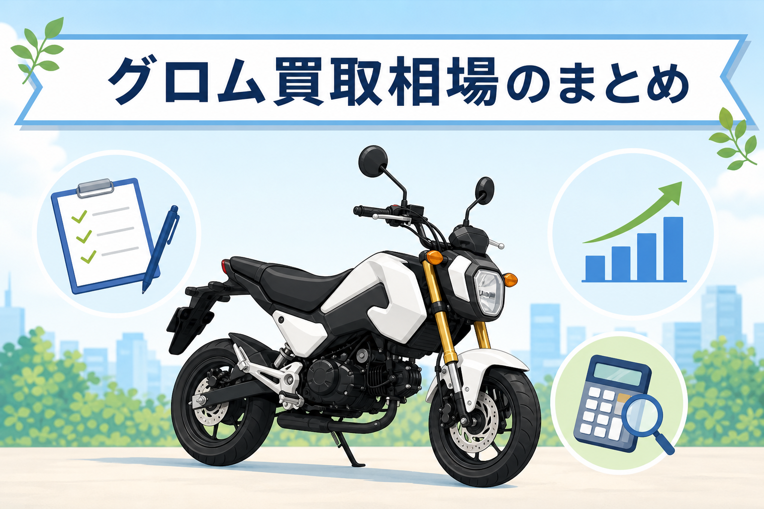 グロム買取相場のまとめ
