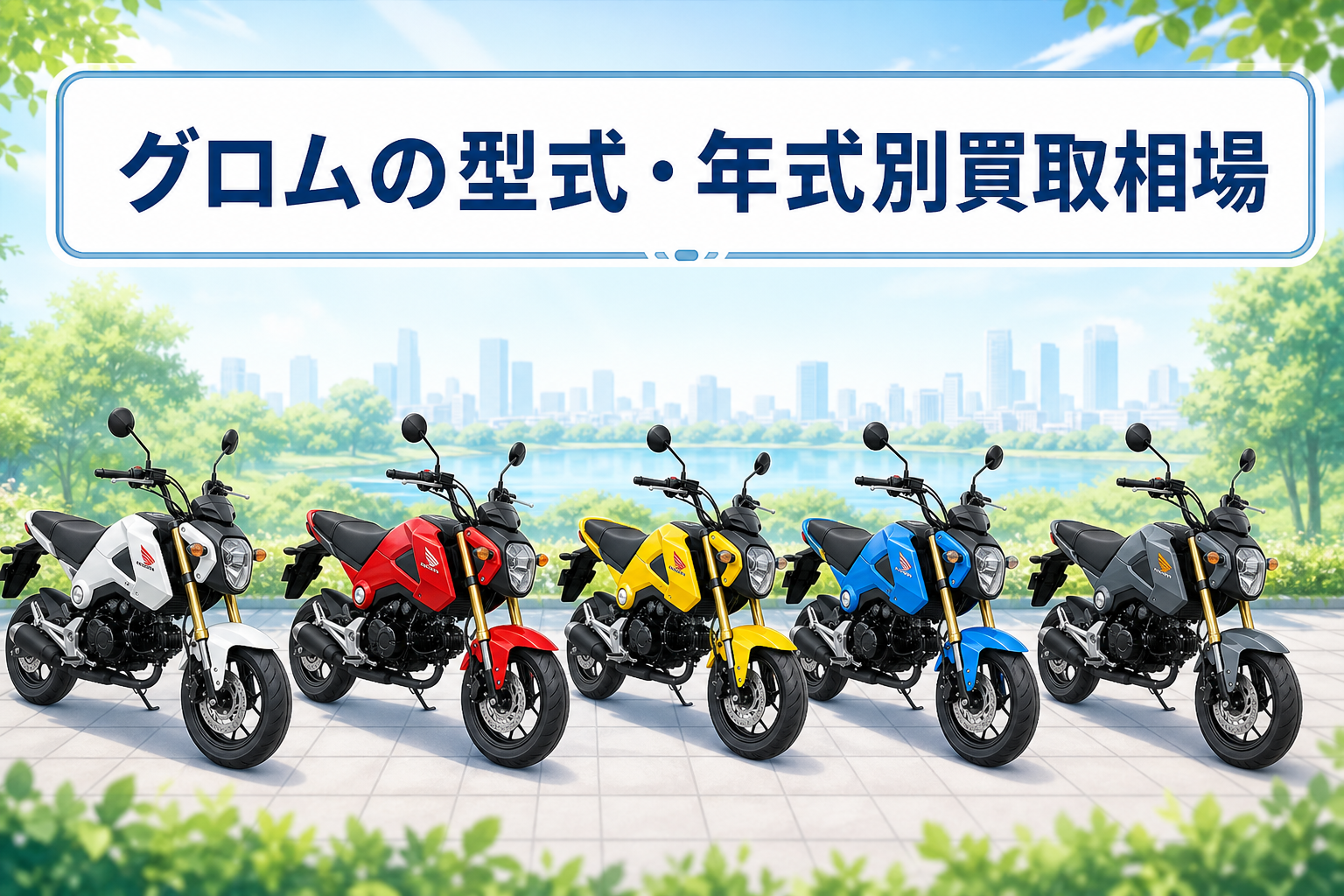 グロムの型式・年式別買取相場