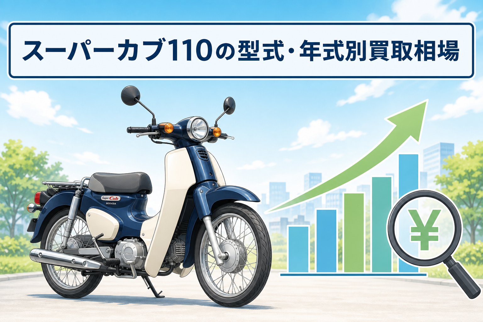 スーパーカブ110の型式・年式別買取相場