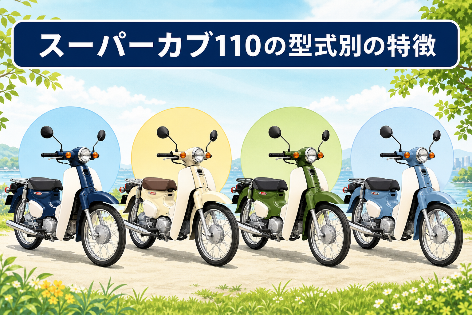 スーパーカブ110の型式別の特徴