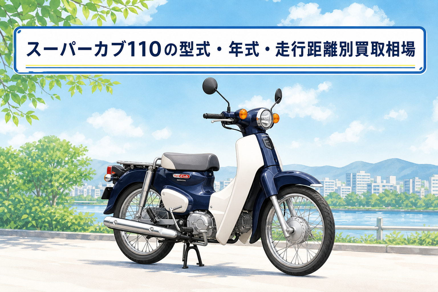 スーパーカブ110の型式・年式・走行距離別買取相場