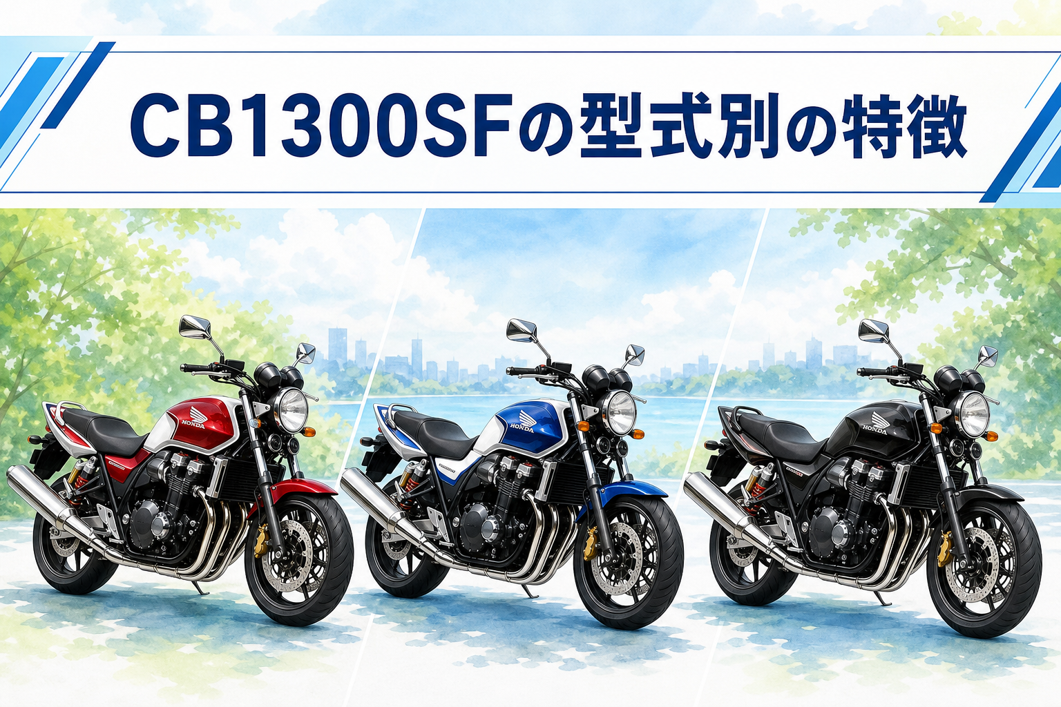 CB1300SFの型式別の特徴