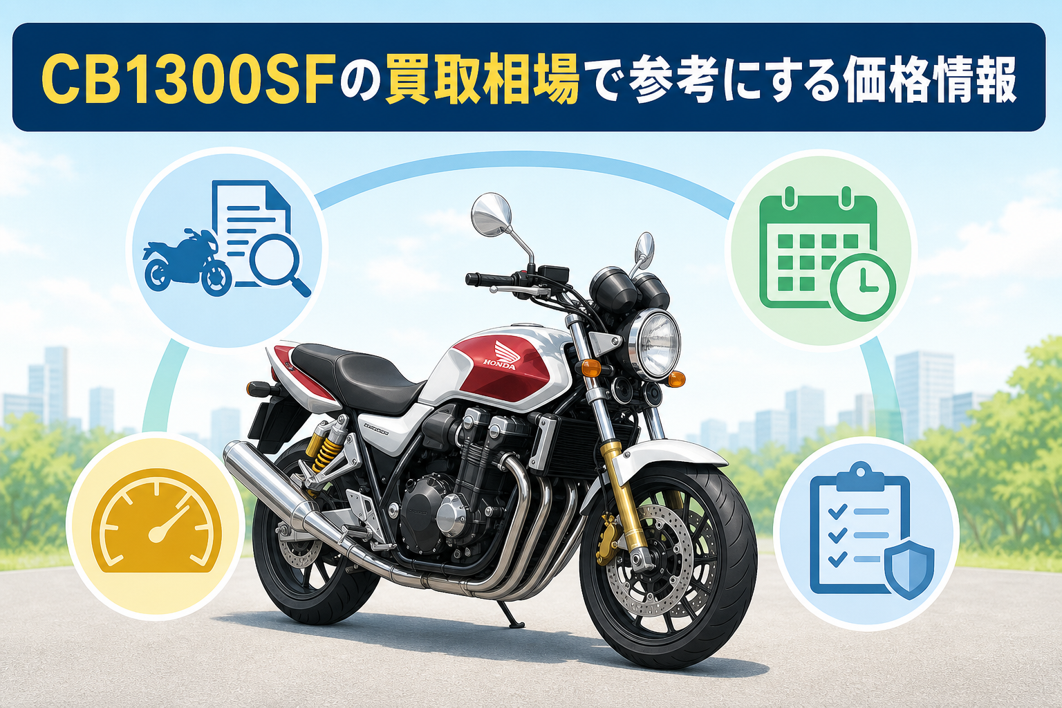 CB1300SFの買取相場で参考にする価格情報