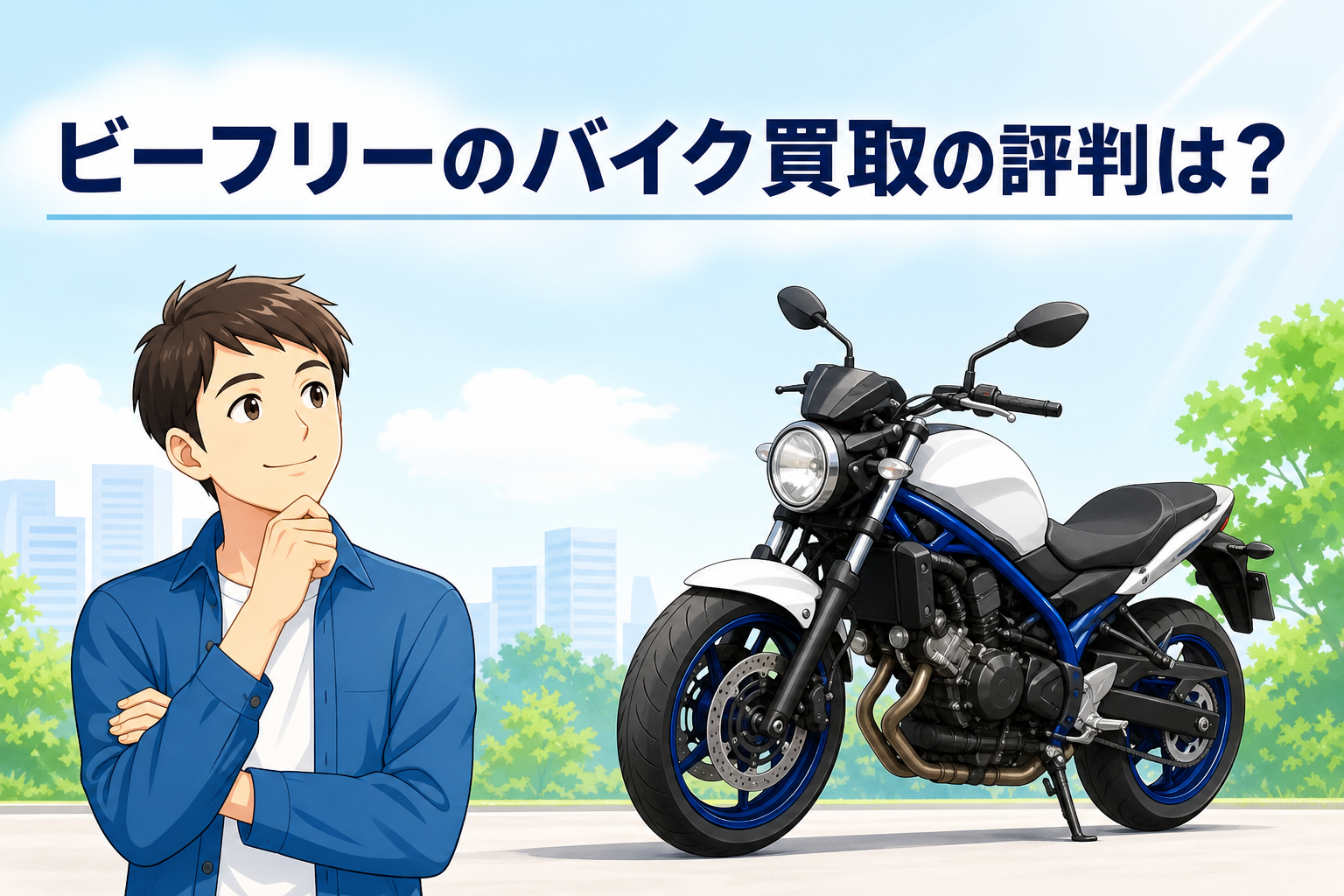 ビーフリーのバイク買取の評判は?