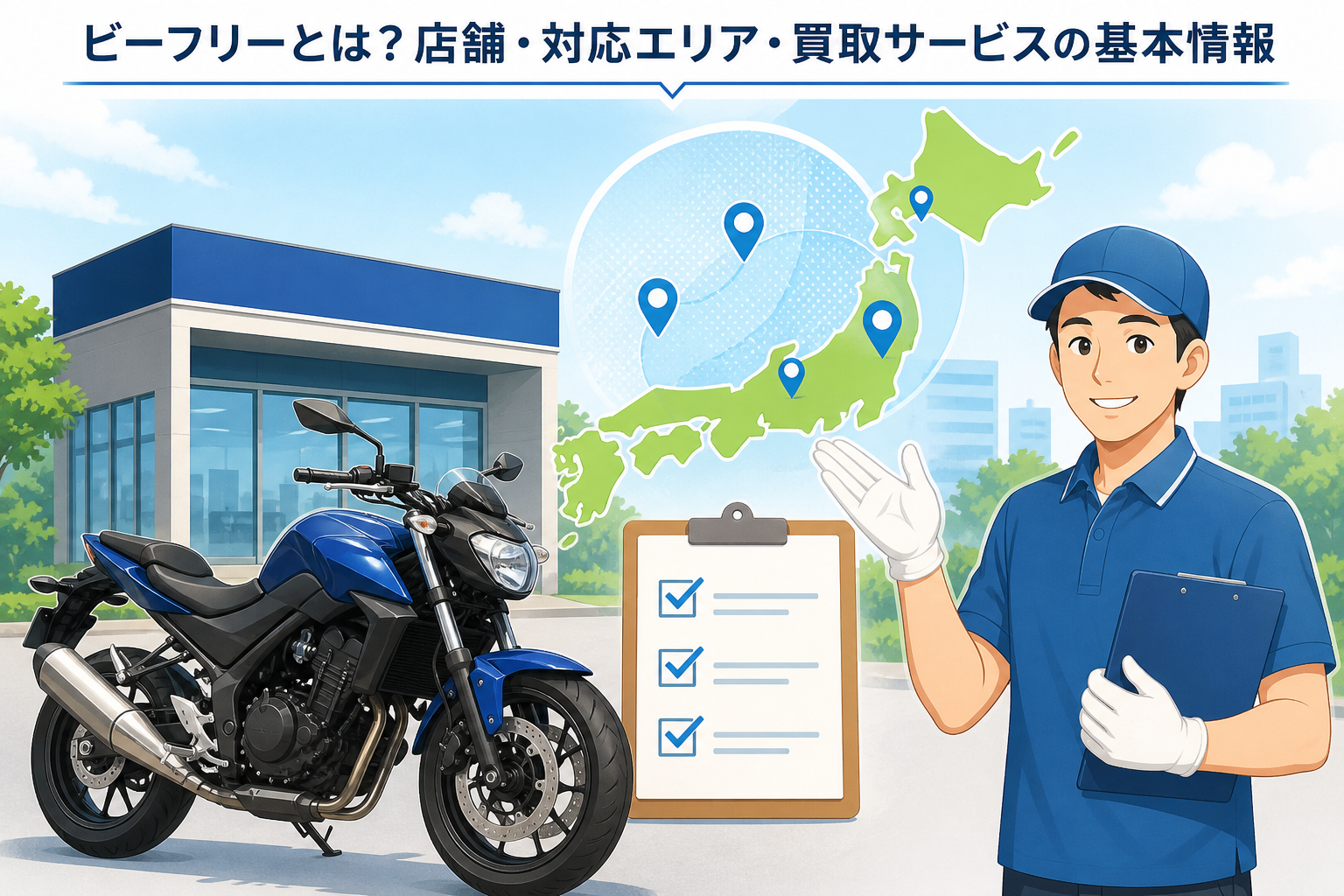 ビーフリーとは?店舗・対応エリア・買取サービスの基本情報
