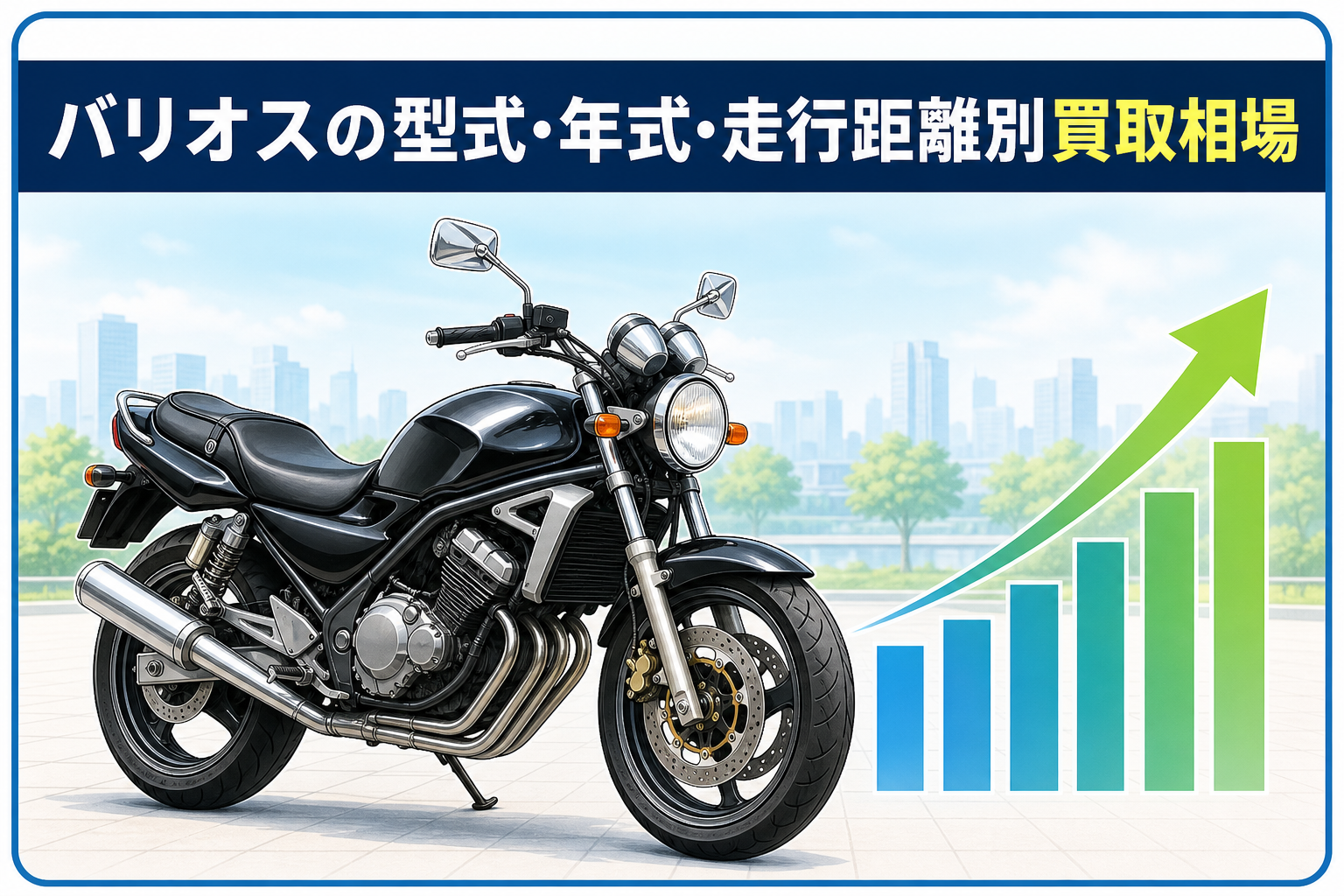 バリオスの型式・年式・走行距離別買取相場