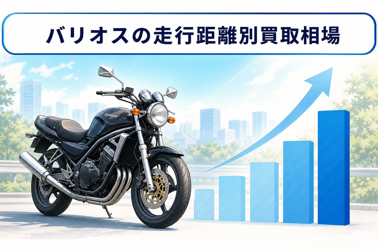 バリオスの走行距離別買取相場