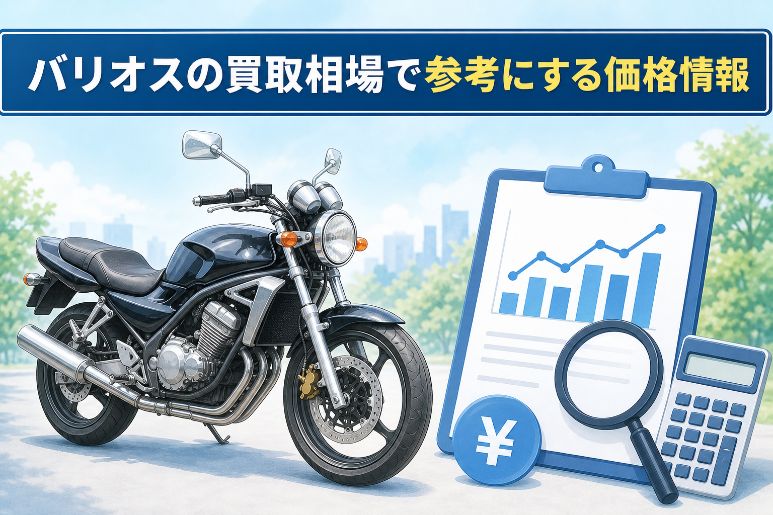バリオスの買取相場で参考にする価格情報