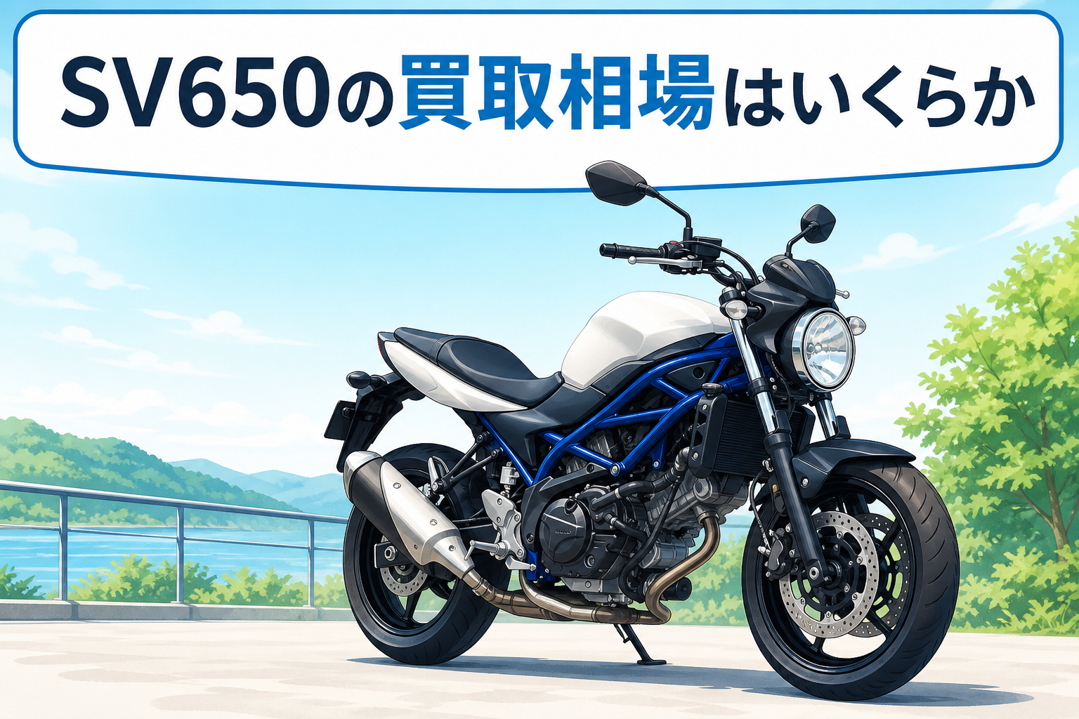 SV650の買取相場はいくらか