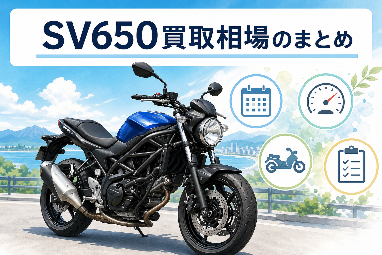SV650買取相場のまとめ