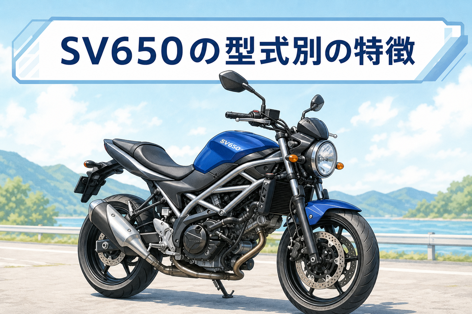SV650の型式別の特徴