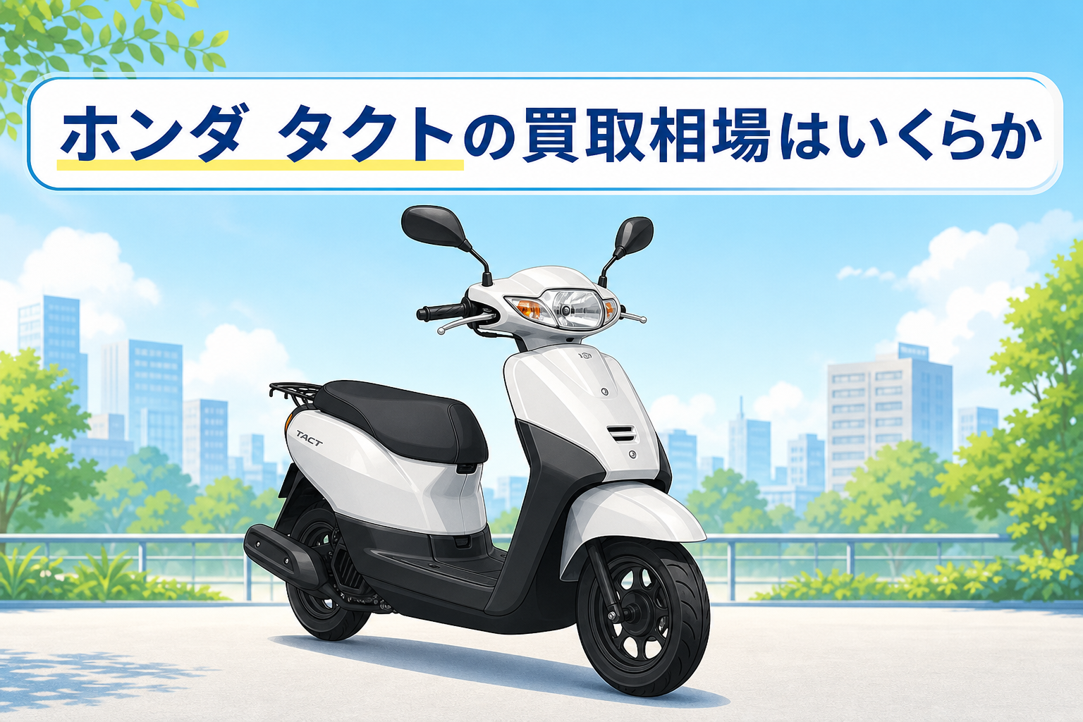ホンダ タクトの買取相場はいくらか