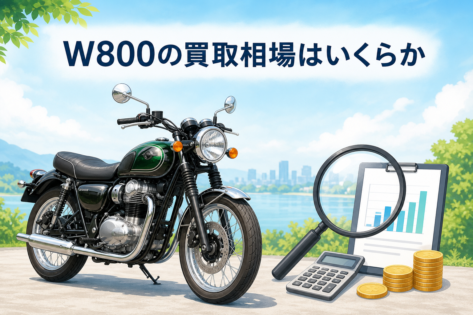 W800の買取相場はいくらか