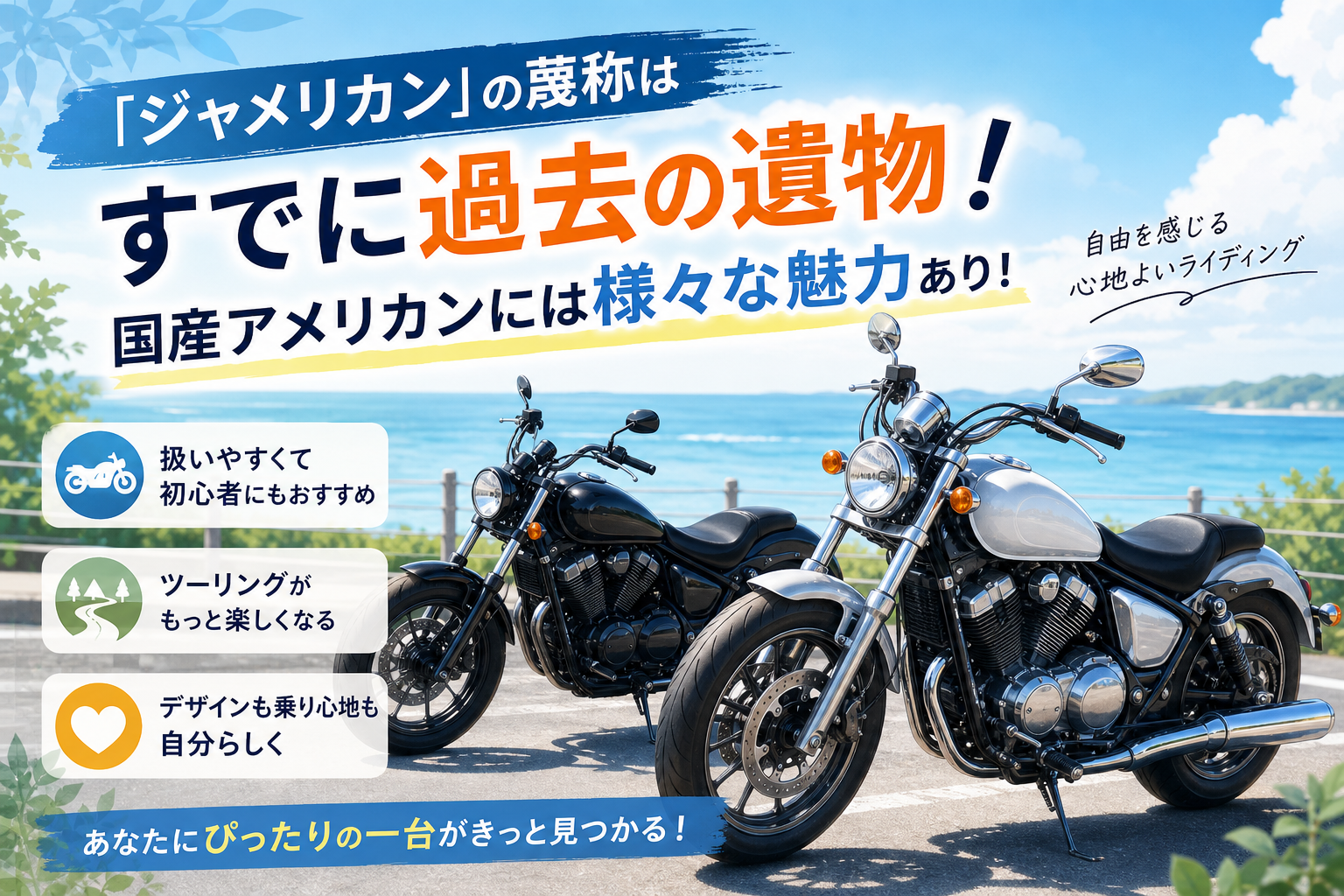 「ジャメリカン」の蔑称はすでに過去の遺物! 国産アメリカンには様々な魅力あり!