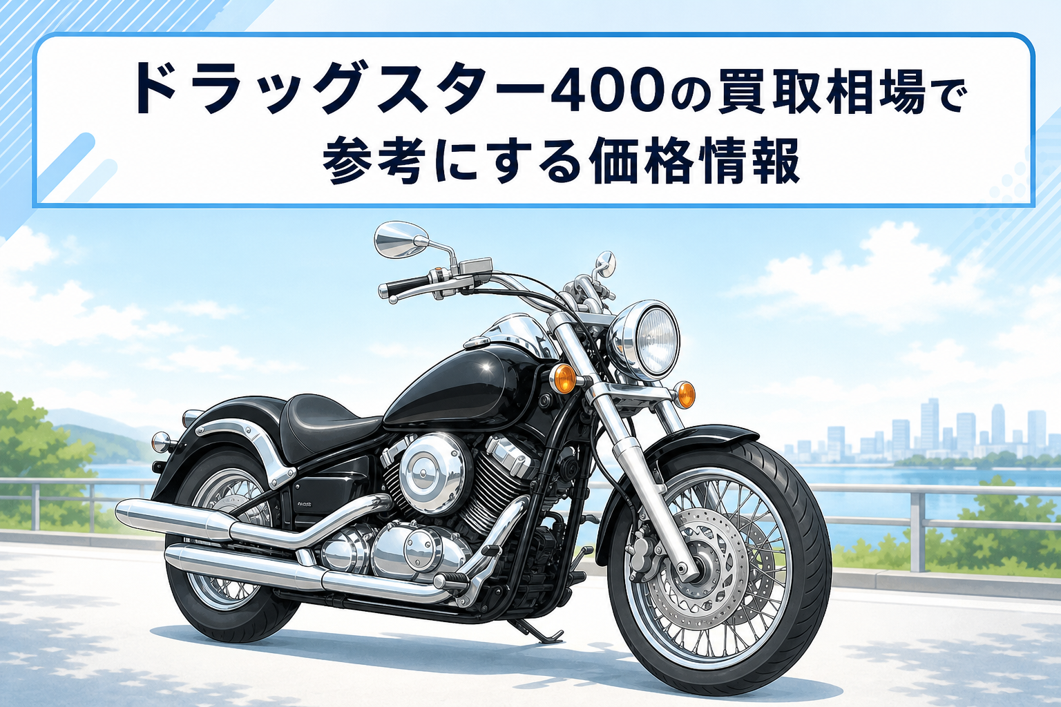 ドラッグスター400の買取相場で参考にする価格情報