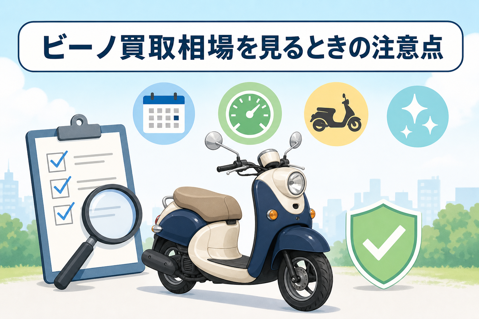 ビーノ買取相場を見るときの注意点