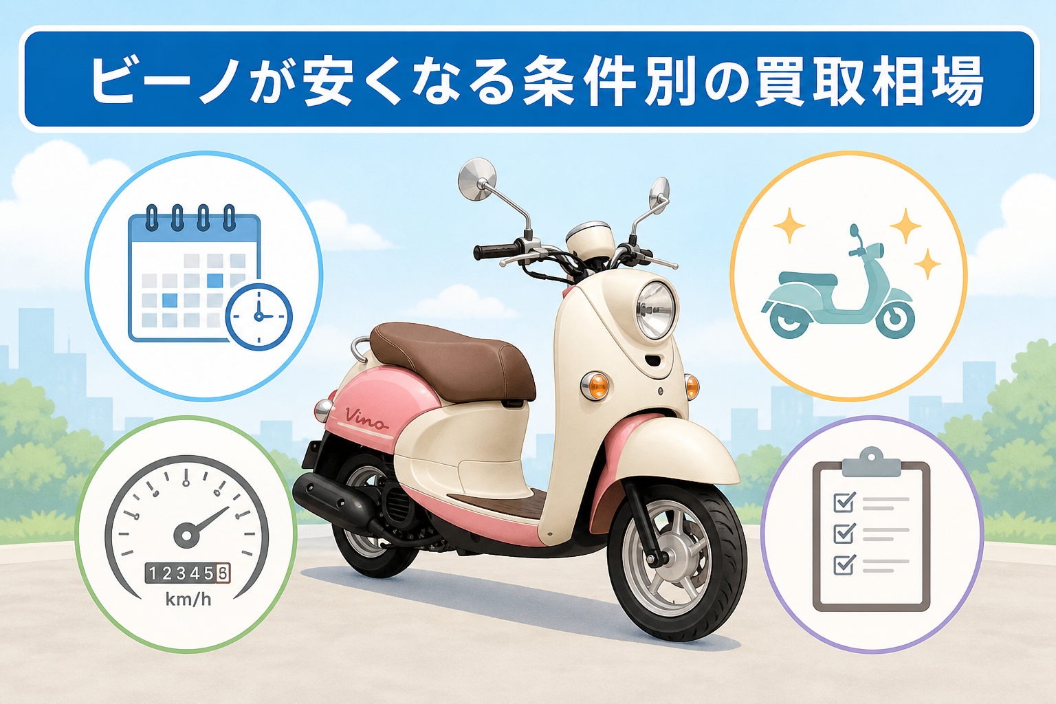 ビーノが安くなる条件別の買取相場