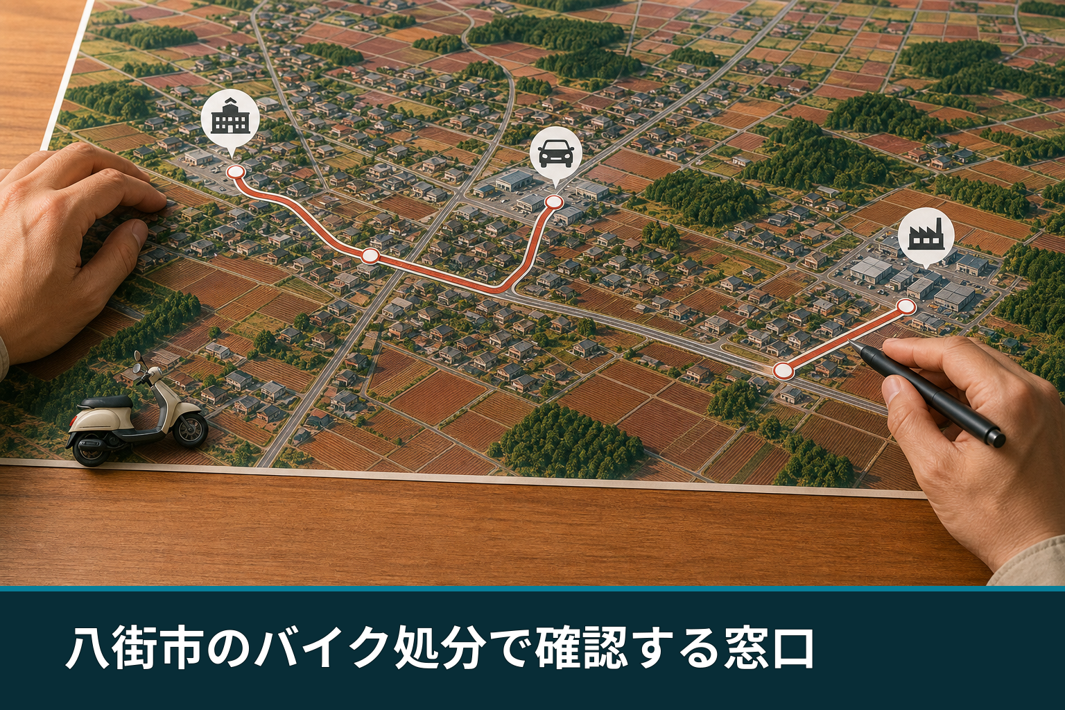 八街市のバイク処分で確認する窓口