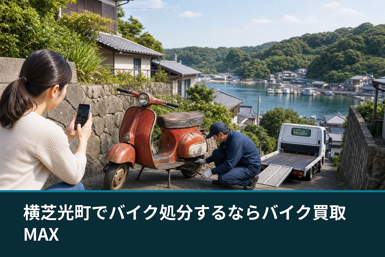 横芝光町でバイク処分するならバイク買取MAX