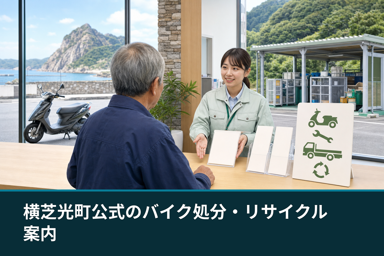 横芝光町公式のバイク処分・リサイクル案内