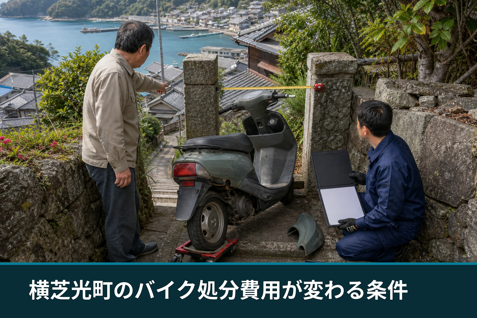 横芝光町のバイク処分費用が変わる条件