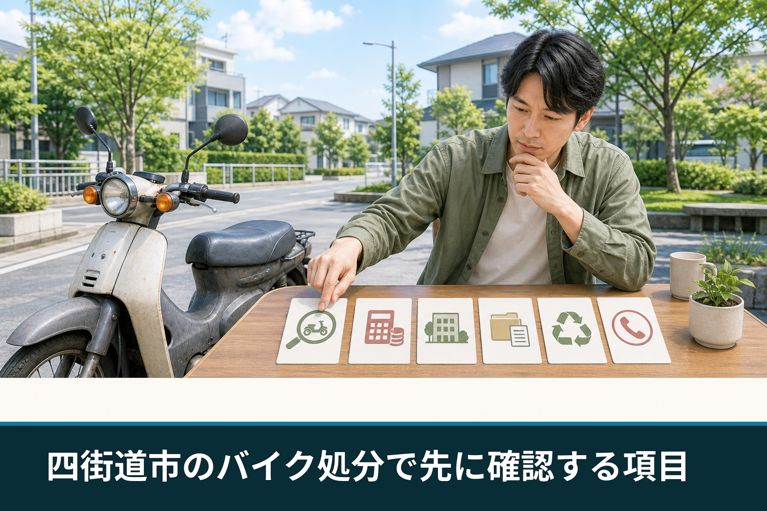 四街道市のバイク処分で先に確認する項目
