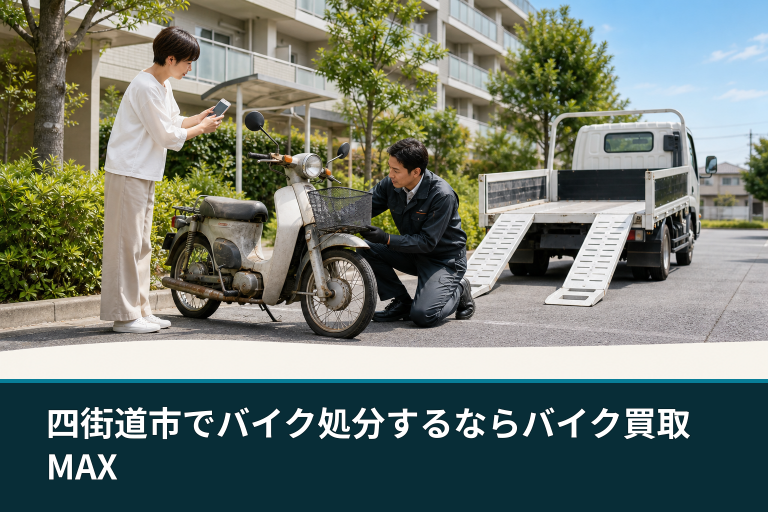 四街道市でバイク処分するならバイク買取MAX