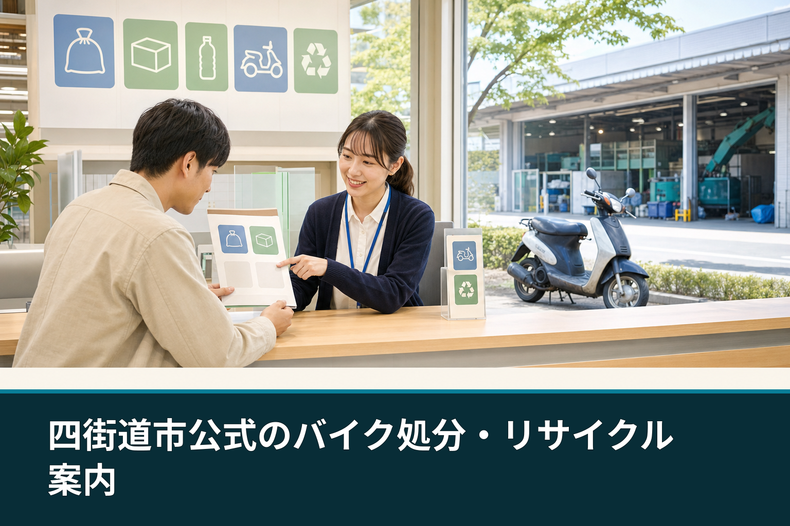 四街道市公式のバイク処分・リサイクル案内