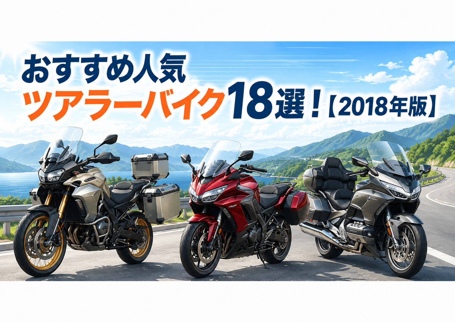 おすすめ人気ツアラーバイク18選！【2018年版】