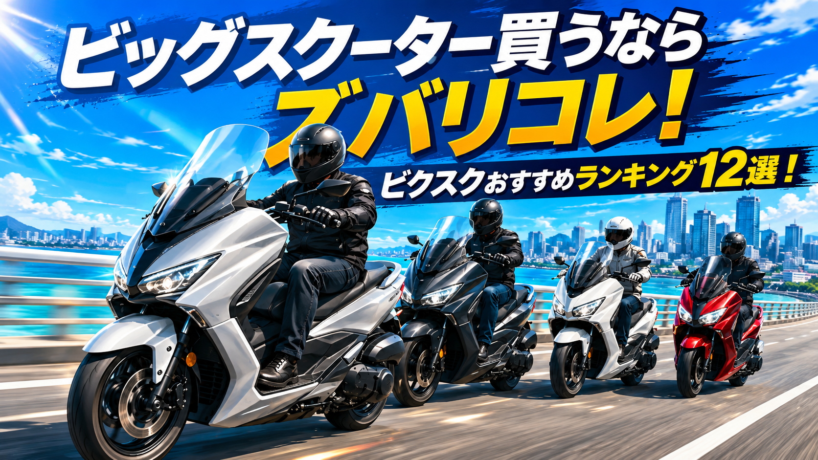 ビッグスクーター買うならズバリコレ！ビクスクおすすめランキング12選！