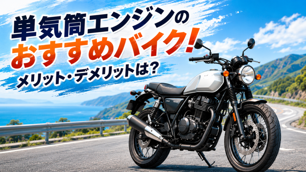 単気筒エンジンのおすすめバイク！メリット・デメリットは？